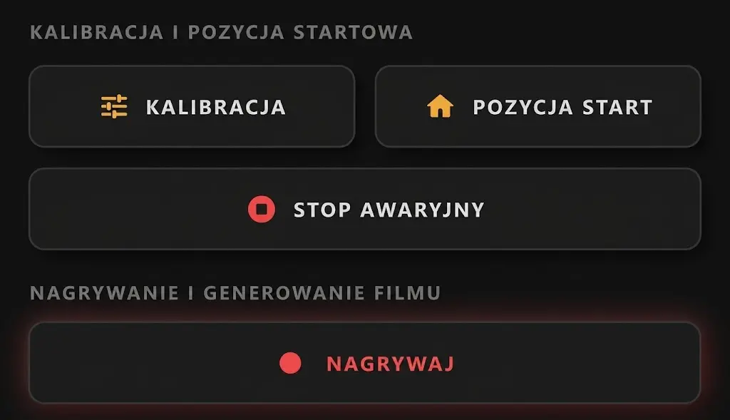 Kalibracja i nagrywanie w programie KADR